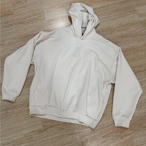 adidas basketball white hoodie men’s medium